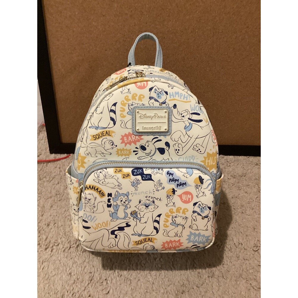 NEW Disney Parks Critters Loungefly Mini Backpack Chaos Figaro Meeko Pascal A